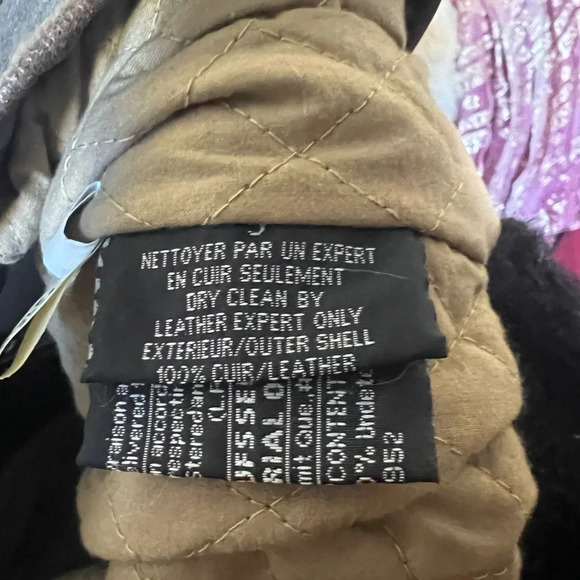 Bod & Christensen Leather Biker Jacket, size 46 - Picture 5 of 5